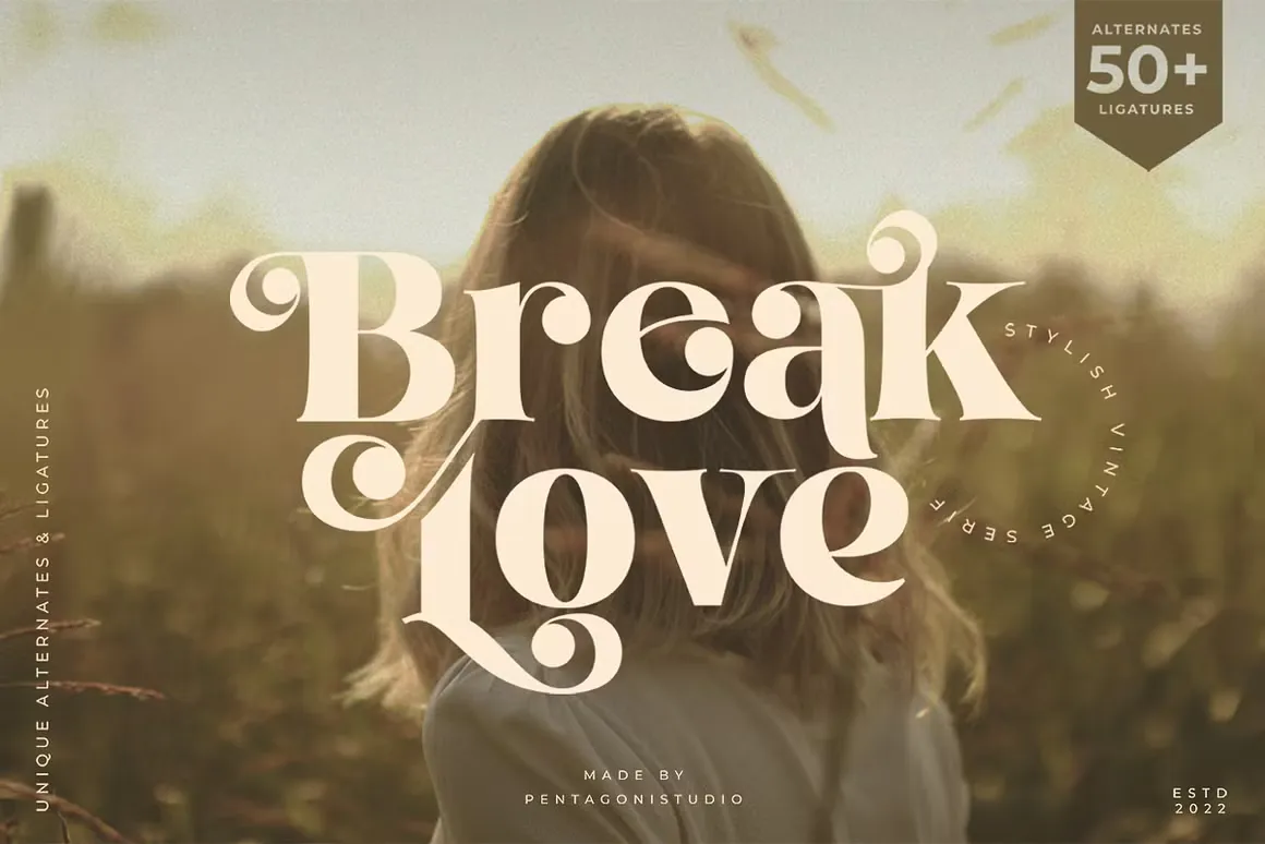 Break Love Free Classy Retro Font