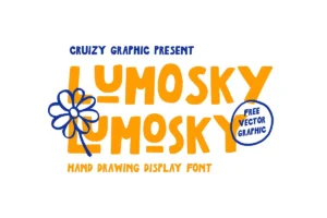 Lumosky Free Hand-drawn Display Font