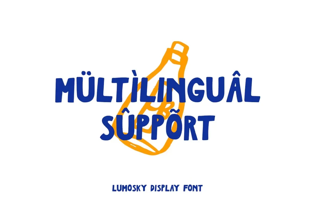 Lumosky Free Handdrawn Display Font