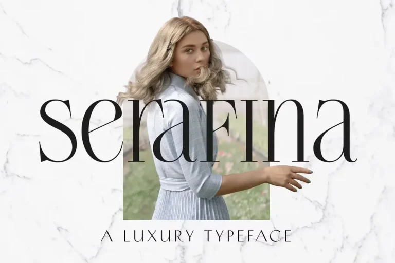 Serafina Free Elegant Luxury Serif Font
