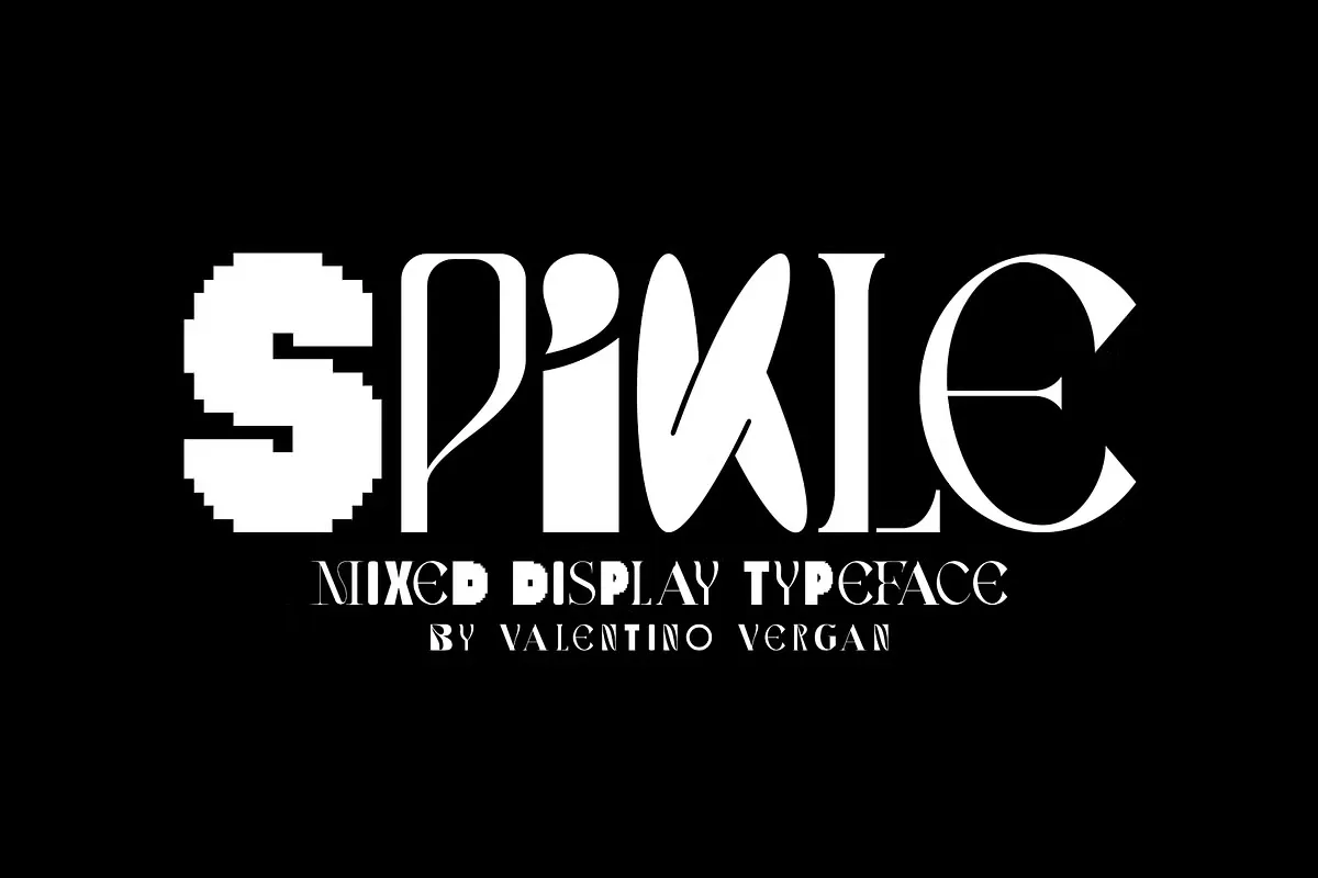 Spikle Free Mixed Display Typeface