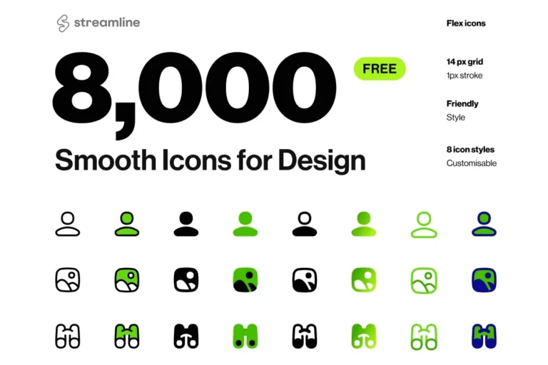 8000 Free SVG Icons Pack
