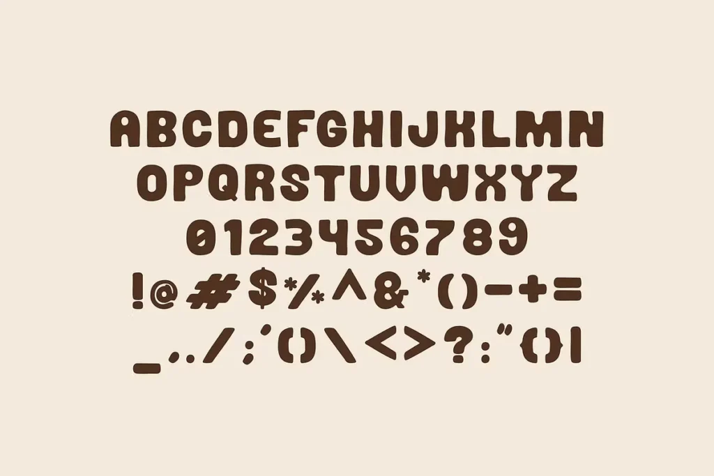 Wanderwood Hand Drawn Sans Serif Display Font