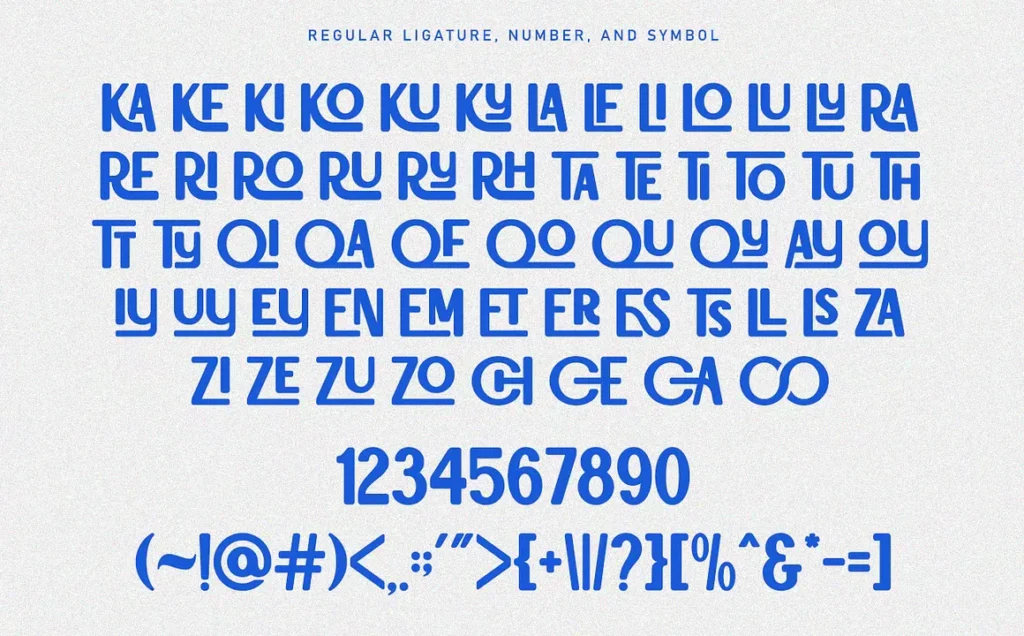 Chiroto Free Ligatures Retro Font