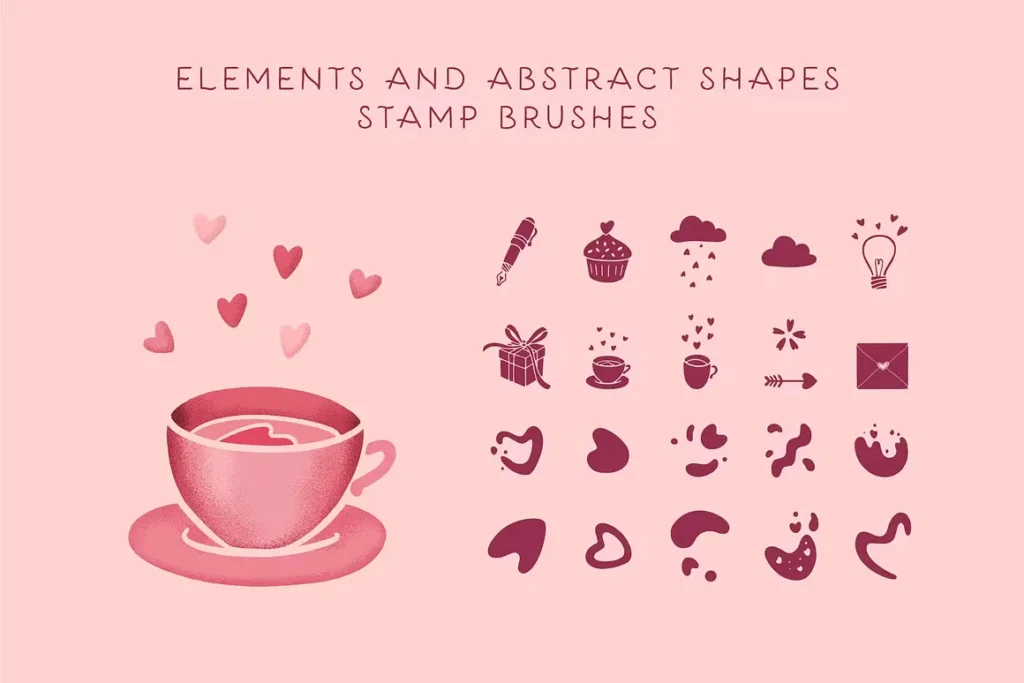 Free Valentine's Day Procreate Brushes