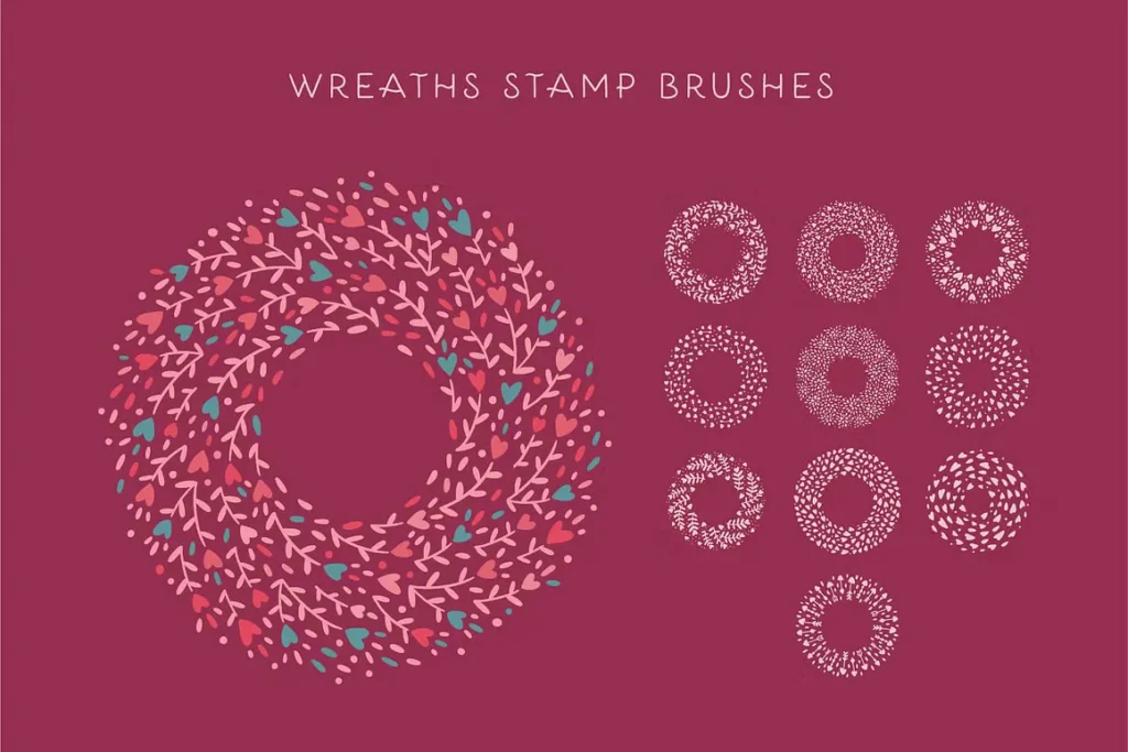 Free Valentine's Day Procreate Brushes
