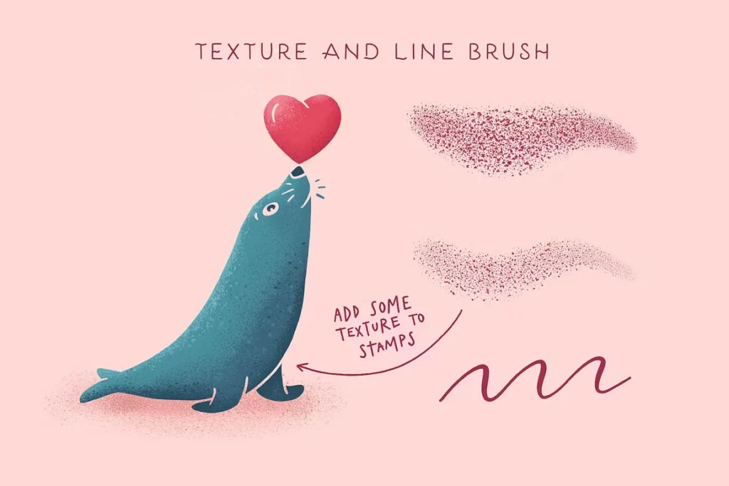 Free Valentine's Day Procreate Brushes