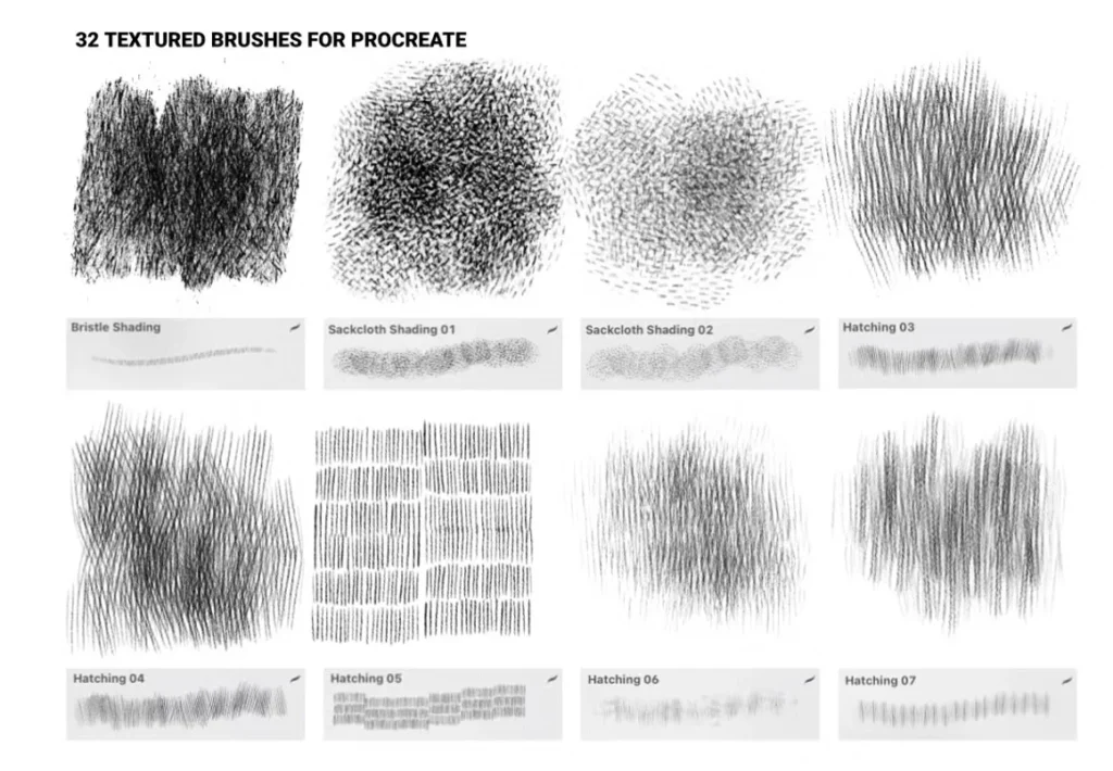 Free Textured Brushes For Procreate