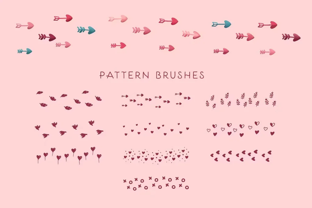 Free Valentine's Day Procreate Brushes