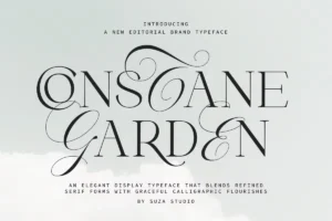 01-Constane Garden Font Free Download