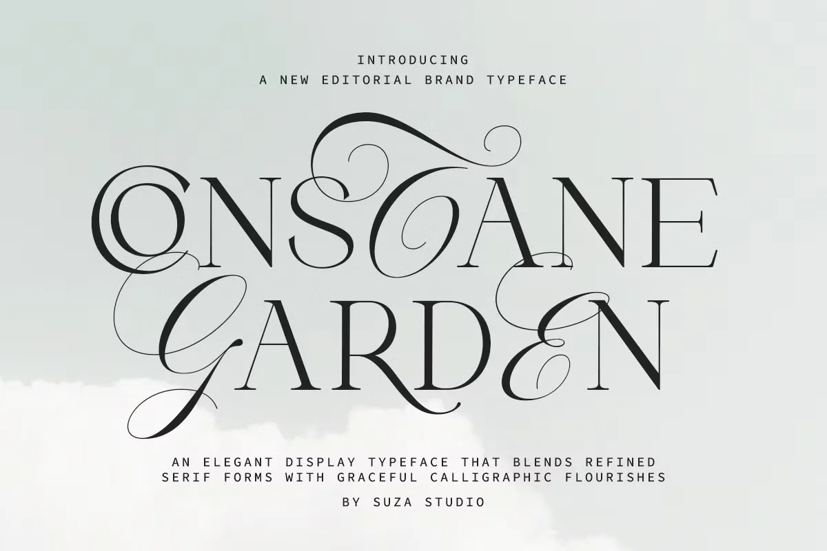 01-Constane Garden Font Free Download