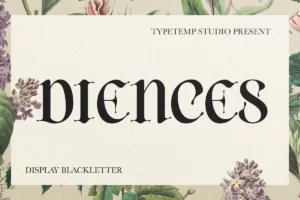 Diences Free Display Blackletter Font