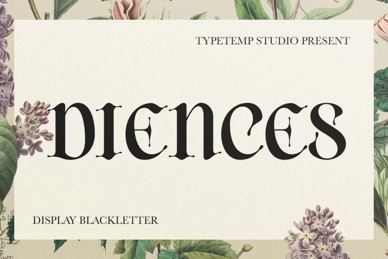 Diences Free Display Blackletter Font