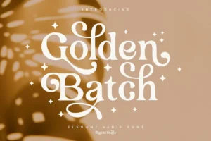 Golden Batch Free Elegant Serif Font