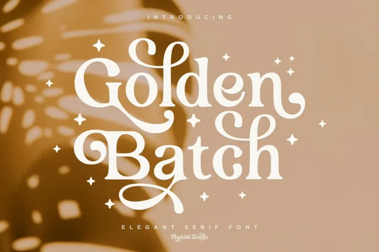 Golden Batch Free Elegant Serif Font