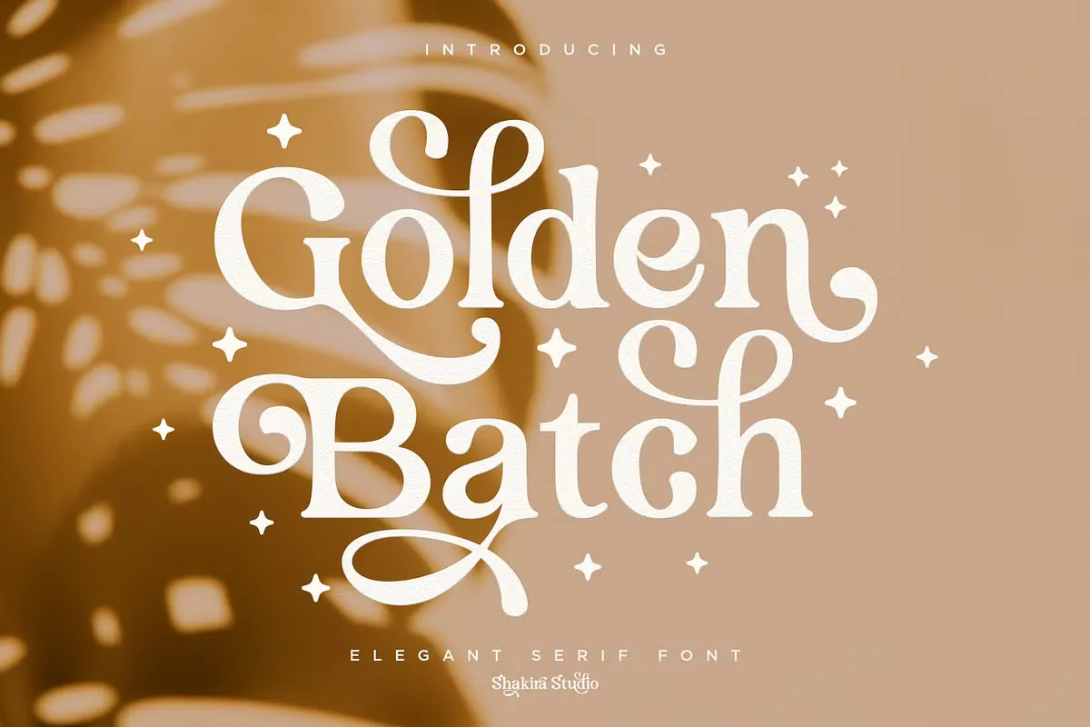 Golden Batch Free Elegant Serif Font