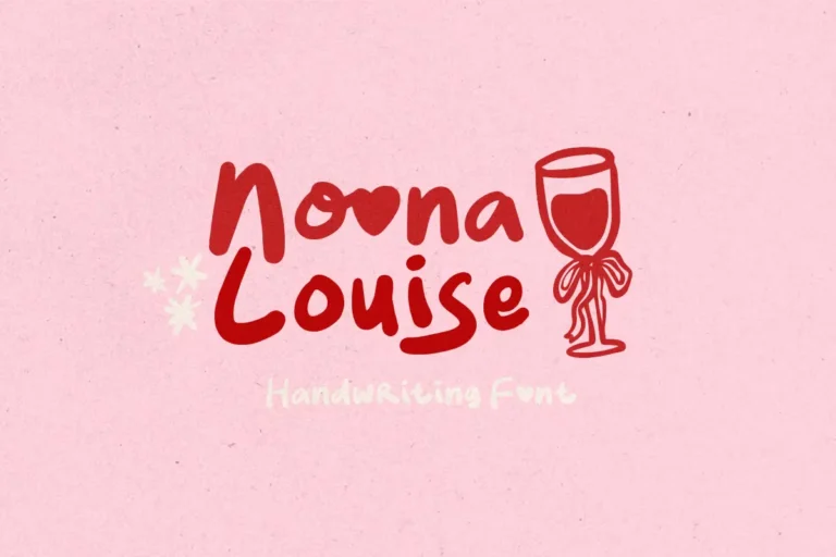 Noona Louise Free Romantic Handwritten Font
