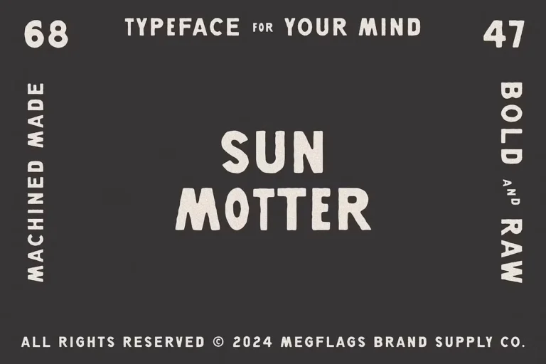 Sun Motter Free Bold Vintage Modern Font