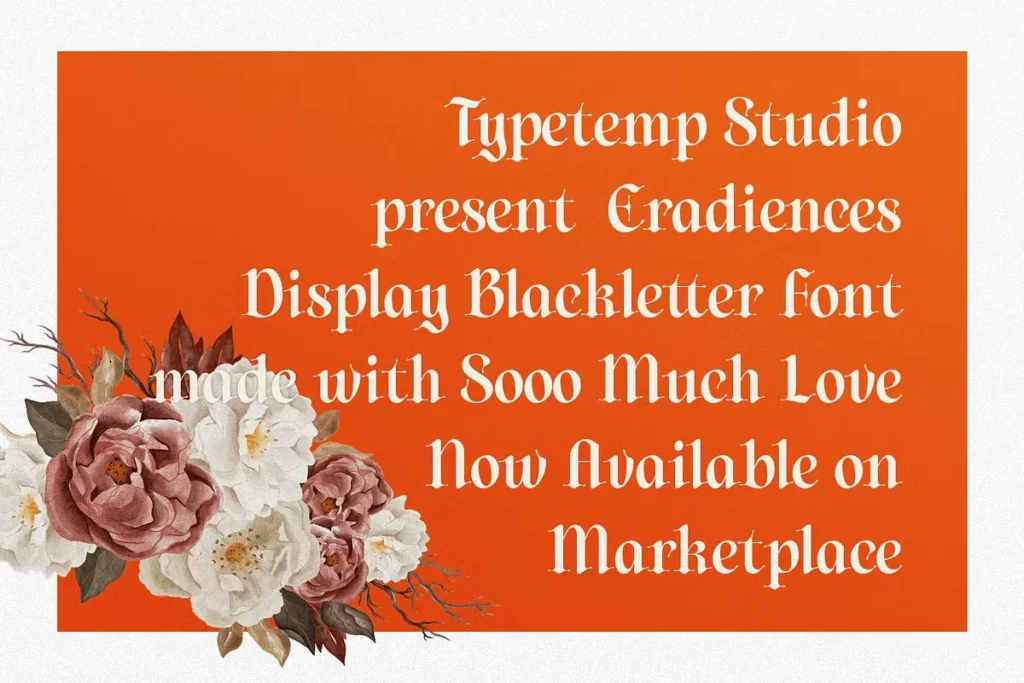 Diences Free Display Blackletter Font