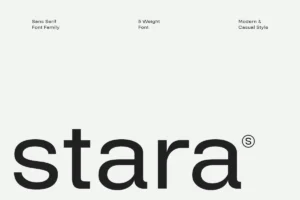 Stara Free Clean Sans Serif Font